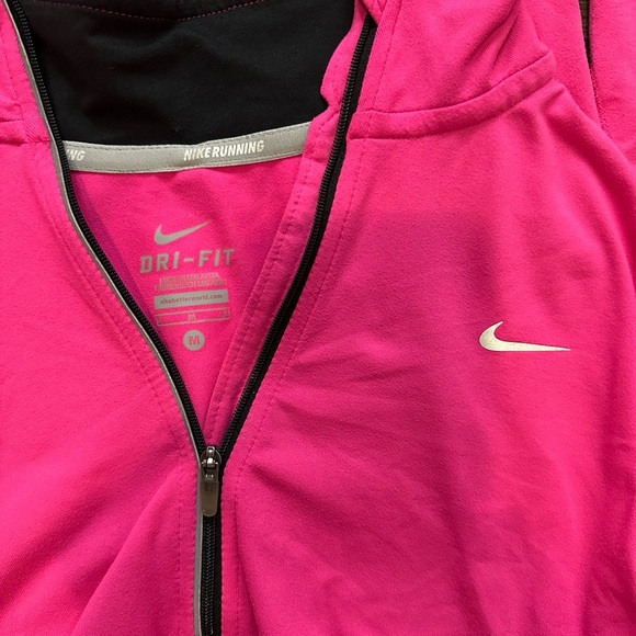 Nike Bright Pink Half-Zip Jacket - Picture 2 of 2